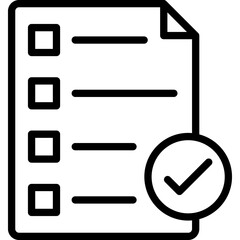 Check mark, checklist Vector Icon which can easily modify or edit

