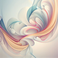 Abstract background that evokes a sense of tranquility and serenity, using soft colors and flowing lines