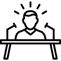 Inspirational appeal, lecture Vector Icon which can easily modify or edit

