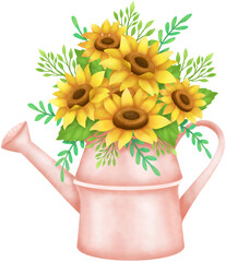 Sunflower in Wetering Can