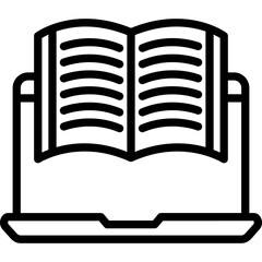 Book, e docs Vector Icon which can easily modify or edit

