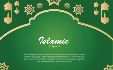 decorative eid mubarak islamic Background