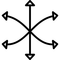 Direction arrows, directional Vector Icon


