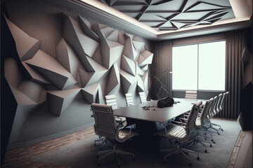 interior of a hotel generative ai