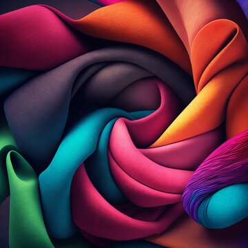 cloth textured surface colorful
