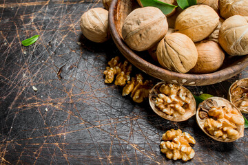 Walnuts in a bowl.