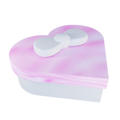 pink heart shaped box