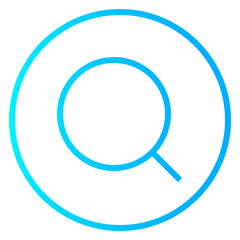magnifying gradient icon