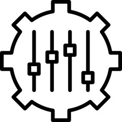 Cog, manufacturing Vector Icon

