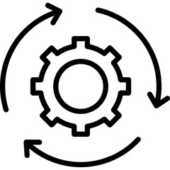 Cog, cogwheel Vector Icon

