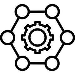 Abilities, cog Vector Icon

