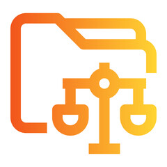 Folder gradient icon
