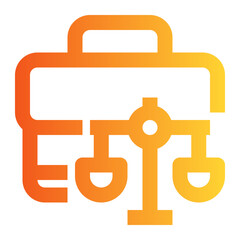 Law gradient icon