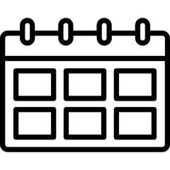 Calendar, date Vector Icon

