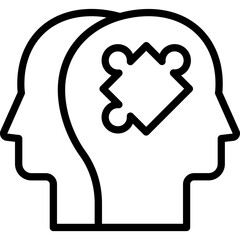 Jigsaw, project teams Vector Icon

