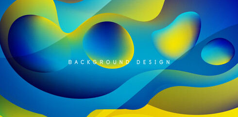 Fluid waves abstract background for covers, templates, flyers, placards, brochures, banners