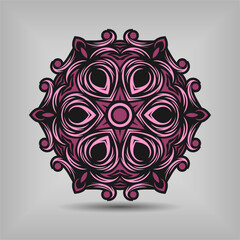 Modern mandala art vector design with a beautiful mix of colors, suitable for all advertising design needs, both for business card designs, banners, brochures and others. EPS format files