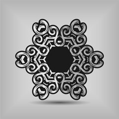 Modern mandala art vector design with a beautiful mix of colors, suitable for all advertising design needs, both for business card designs, banners, brochures and others. EPS format files