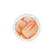 watercolor Spicy Kimchi