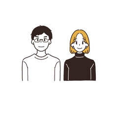 夫婦のイラスト

