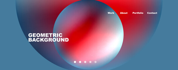 Trendy simple circle gradient abstract background. Vector Illustration For Wallpaper, Banner, Background, Card, Book Illustration, landing page