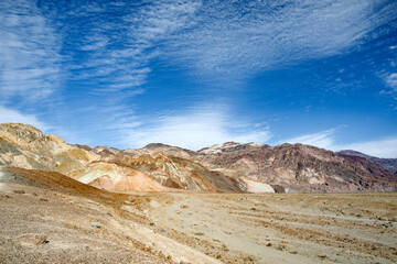 Famous Artist's Palette in Death Valley National Park, California, USA