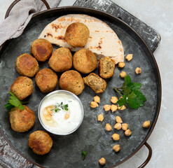 Chickpeas falafel