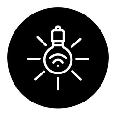 smart lamp icon