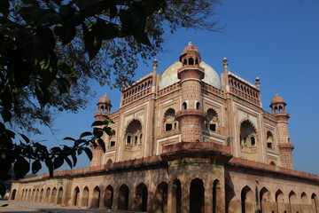Fototapeta premium Safdarjung's Tomb in a marble mausoleum in New Delhi, India 