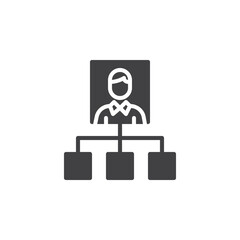 People management vector icon