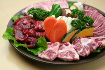 焼肉盛り合わせ