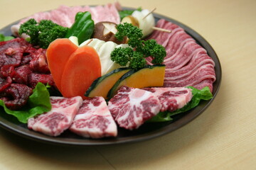 焼肉盛り合わせ