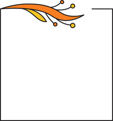 decorative floral frames illustration
