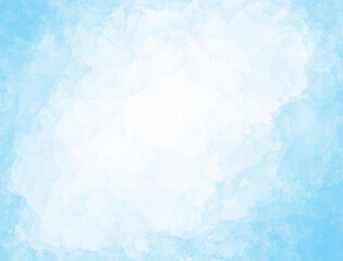 Abstract blue gradient on canvas texture background, vertical style