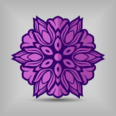 Modern mandala art vector design with a beautiful mix of colors, suitable for all advertising design needs, both for business card designs, banners, brochures and others. EPS format files