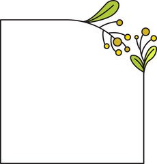 decorative floral frames illustration