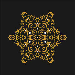 Modern mandala art vector design with a beautiful mix of colors, suitable for all advertising design needs, both for business card designs, banners, brochures and others. EPS format files