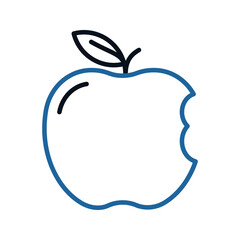 Apple icon. sign for mobile concept and web design. vector illustration