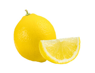 lemon isolated on transparent png