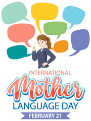 International mother language day banner