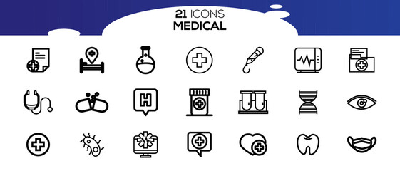 MEDICAL ICON SET DESIGN