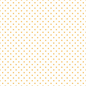 yellow star transparent seamless pattern on white background
