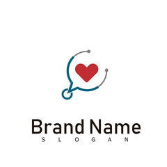 stetoskop consultation health logo care hospital design