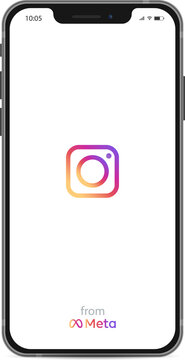 Instagram icons. Template frame for social media. Instagram mockup. Screen interface. Instagram application. Instagram photo frame