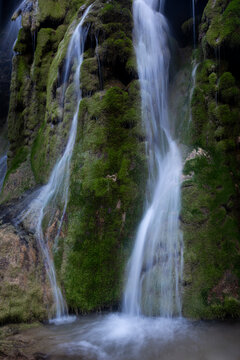 Mountain waterfall Beusnita in Romania