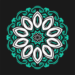 Modern mandala art vector design with a beautiful mix of colors, suitable for all advertising design needs, both for business card designs, banners, brochures and others. EPS format files