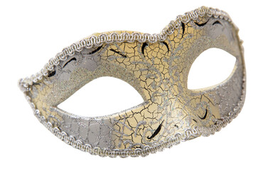 Venetian carnival mask isolated Transparent background, PNG.