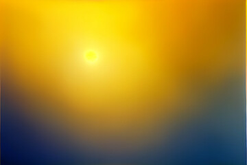 Blurred yellow gradient background. generative ai
