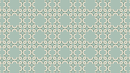 幾何学的なおしゃれパターン背景のベクター素材8エスニックタイル