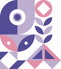 Geometric shape pattern 